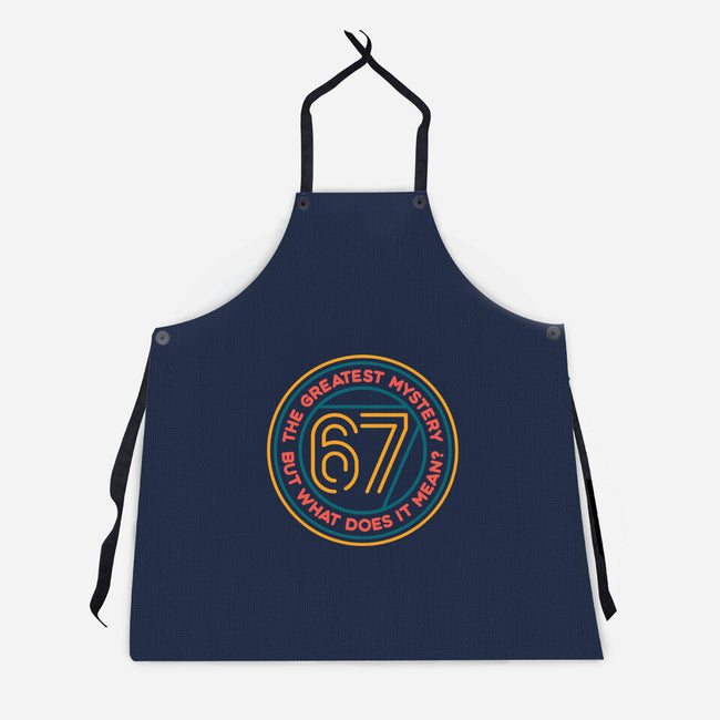 Six Seven Mystery-Unisex-Kitchen-Apron-glitchygorilla