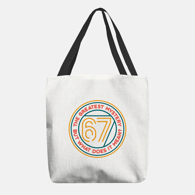 Six Seven Mystery-None-Basic Tote-Bag-glitchygorilla