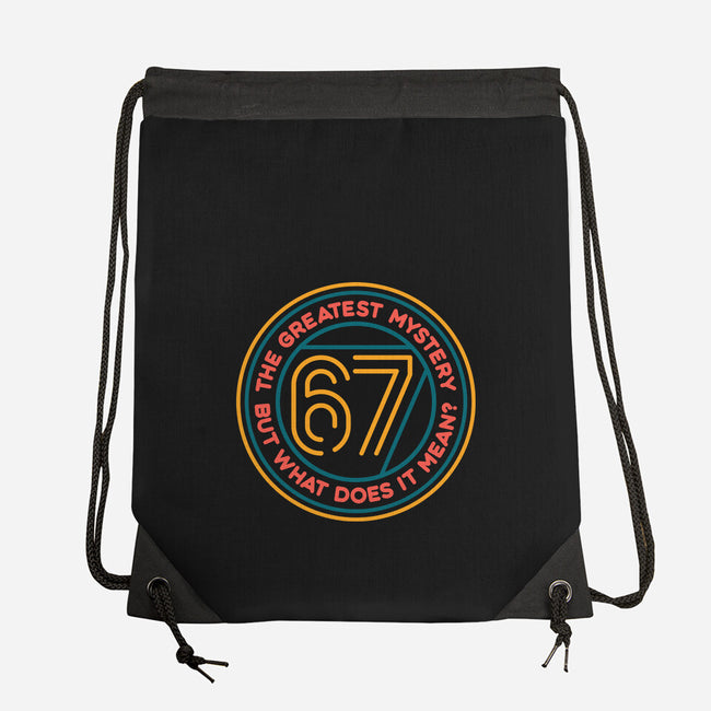 Six Seven Mystery-None-Drawstring-Bag-glitchygorilla