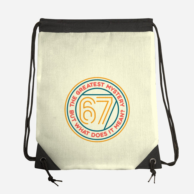 Six Seven Mystery-None-Drawstring-Bag-glitchygorilla