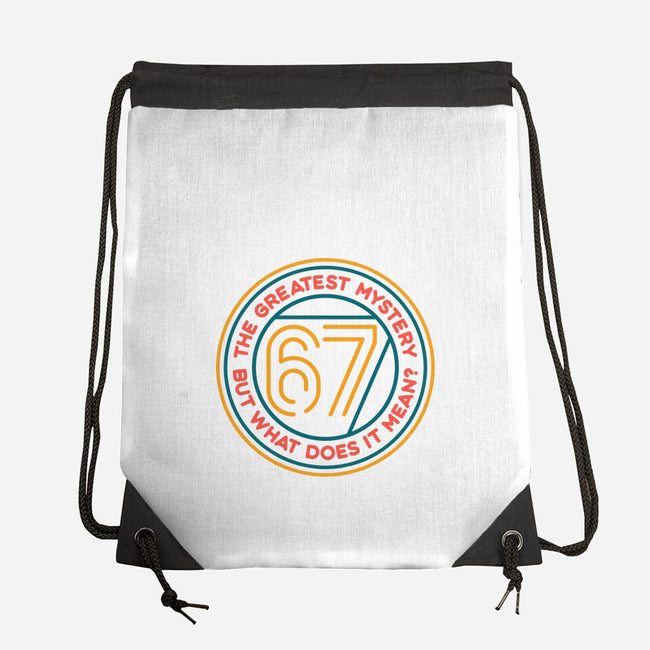 Six Seven Mystery-None-Drawstring-Bag-glitchygorilla