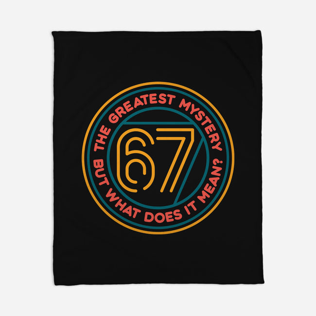 Six Seven Mystery-None-Fleece-Blanket-glitchygorilla