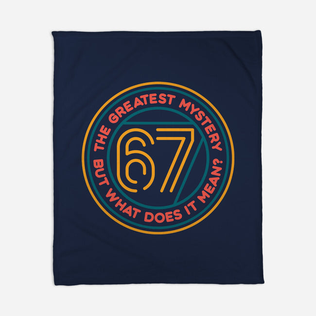 Six Seven Mystery-None-Fleece-Blanket-glitchygorilla