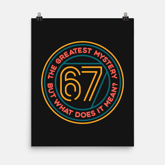 Six Seven Mystery-None-Matte-Poster-glitchygorilla