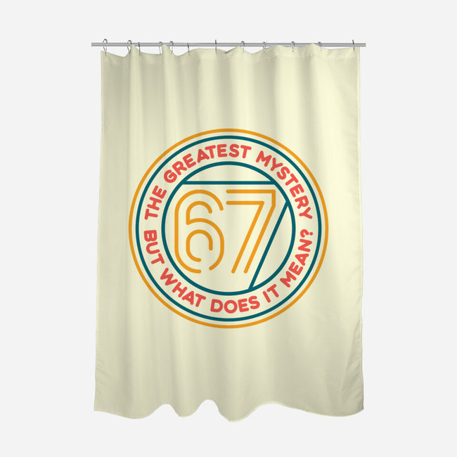 Six Seven Mystery-None-Polyester-Shower Curtain-glitchygorilla