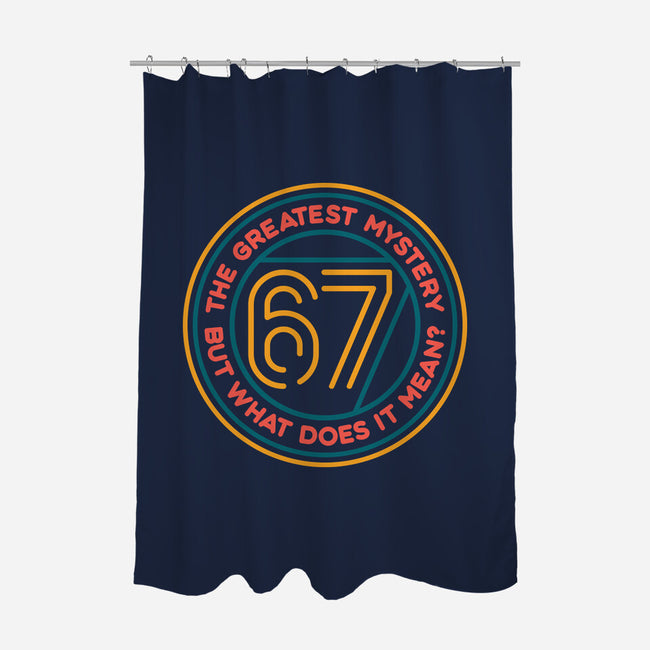 Six Seven Mystery-None-Polyester-Shower Curtain-glitchygorilla
