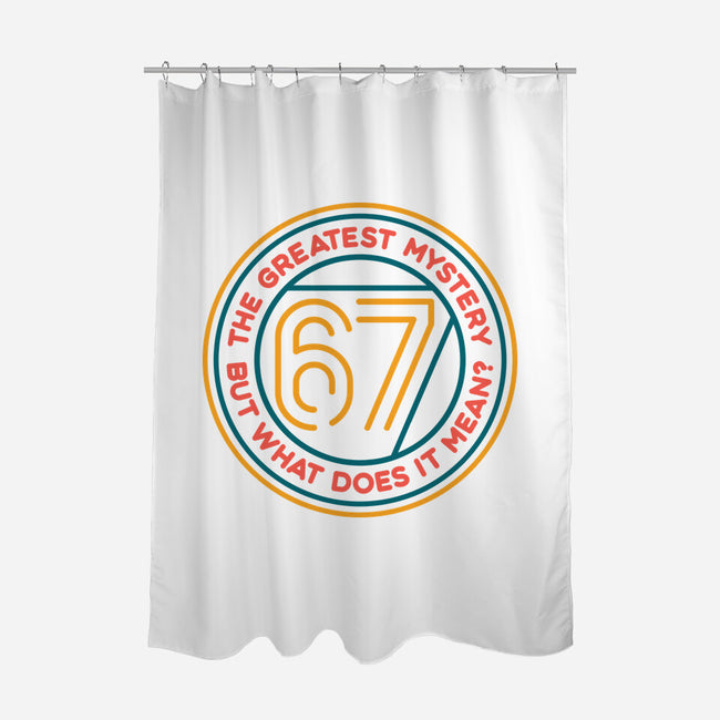 Six Seven Mystery-None-Polyester-Shower Curtain-glitchygorilla