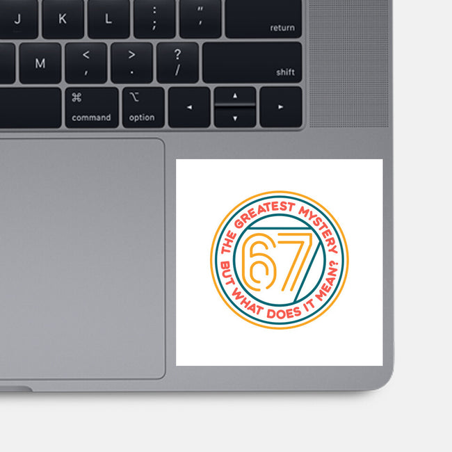 Six Seven Mystery-None-Glossy-Sticker-glitchygorilla