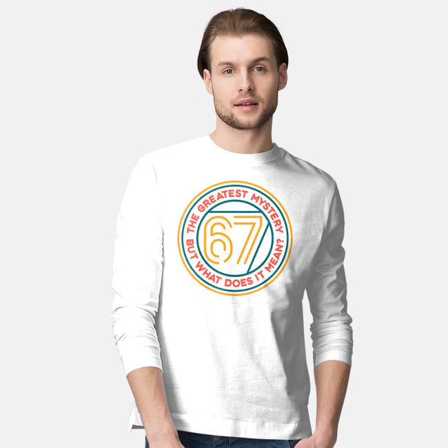 Six Seven Mystery-Mens-Long Sleeved-Tee-glitchygorilla