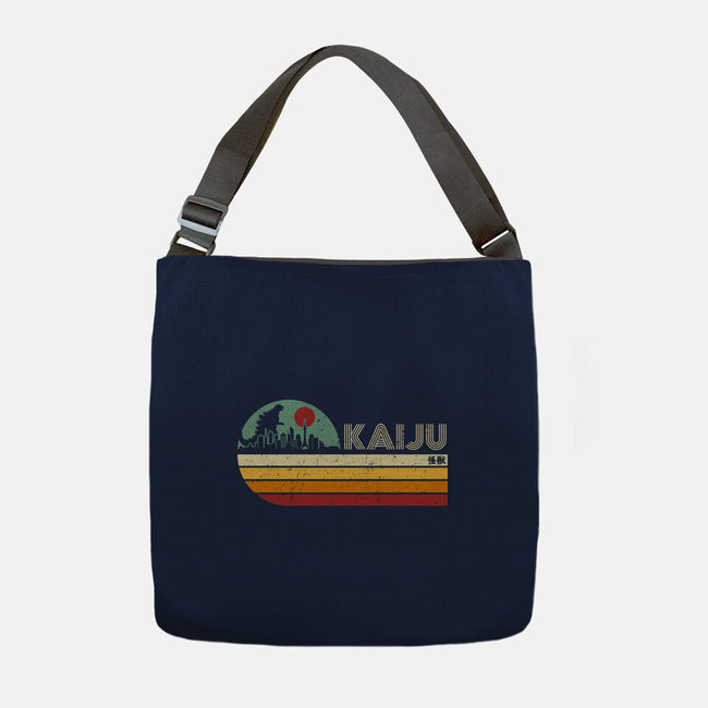 Kaiju Vintage-None-Adjustable Tote-Bag-DrMonekers