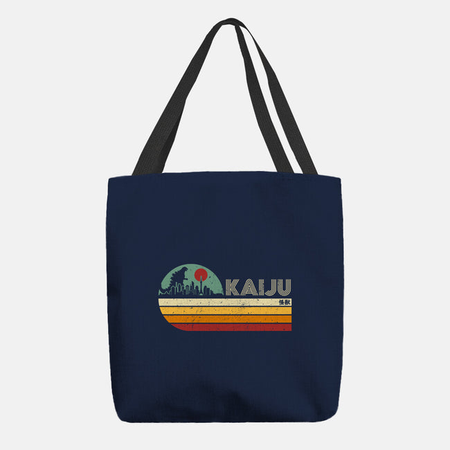 Kaiju Vintage-None-Basic Tote-Bag-DrMonekers