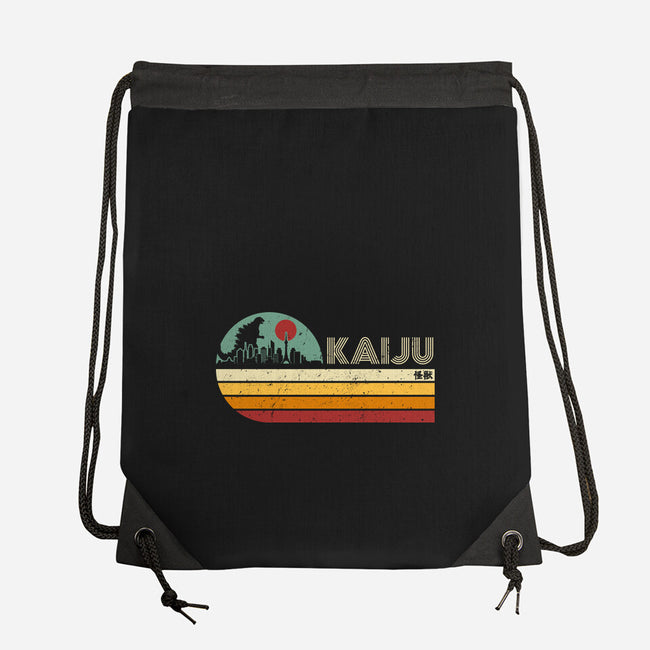 Kaiju Vintage-None-Drawstring-Bag-DrMonekers