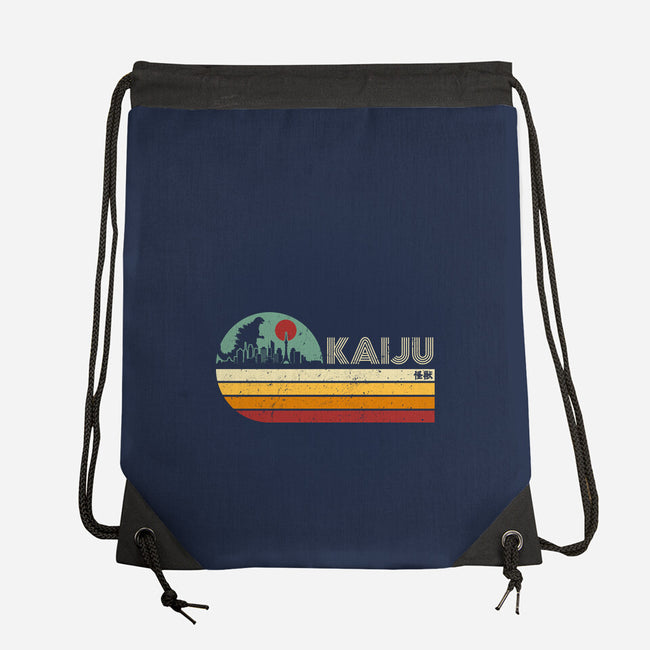 Kaiju Vintage-None-Drawstring-Bag-DrMonekers