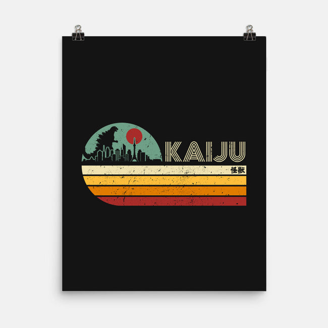 Kaiju Vintage-None-Matte-Poster-DrMonekers