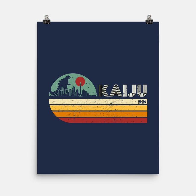 Kaiju Vintage-None-Matte-Poster-DrMonekers