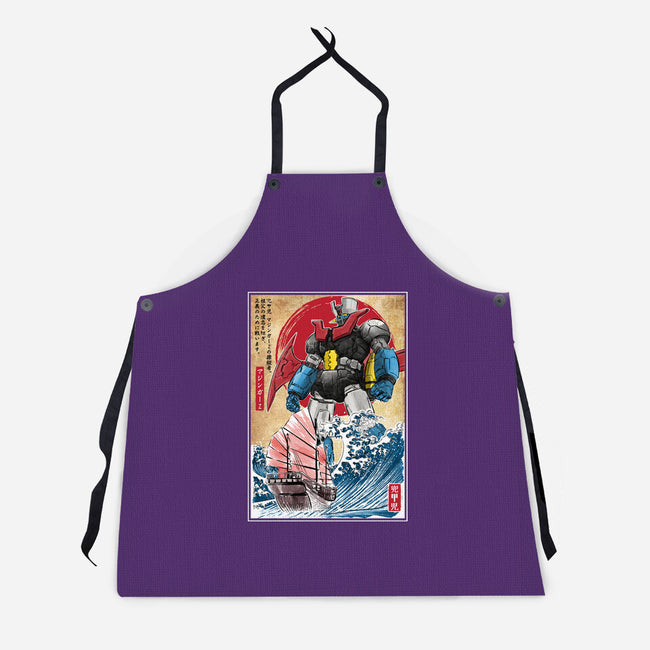 Mecha Z In Japan-Unisex-Kitchen-Apron-DrMonekers