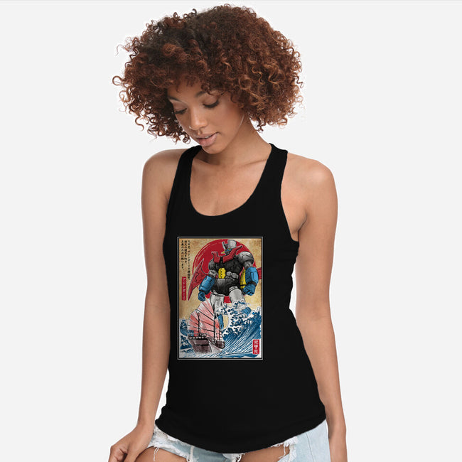 Mecha Z In Japan-Womens-Racerback-Tank-DrMonekers