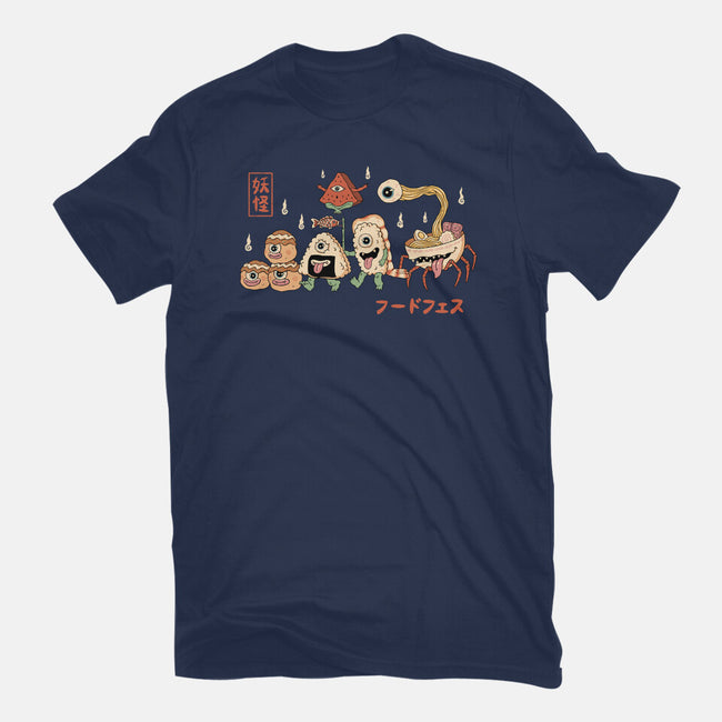 Yokai Food Fest-Womens-Fitted-Tee-vp021