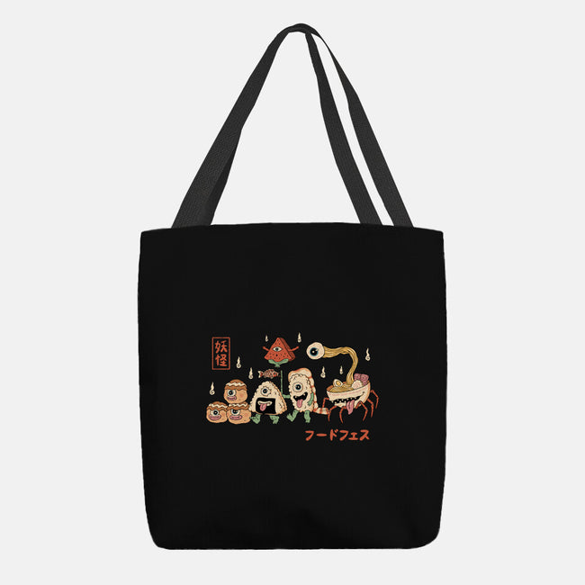 Yokai Food Fest-None-Basic Tote-Bag-vp021