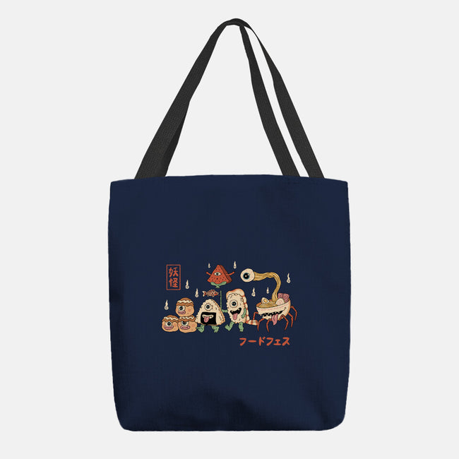 Yokai Food Fest-None-Basic Tote-Bag-vp021