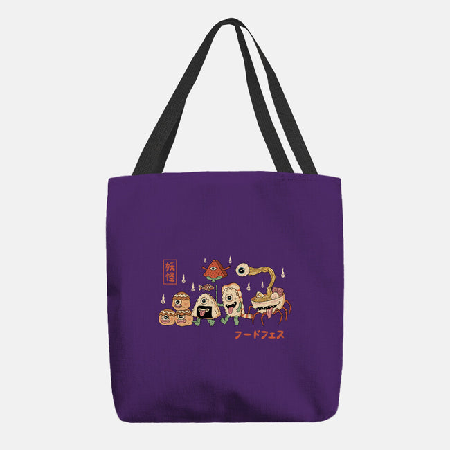 Yokai Food Fest-None-Basic Tote-Bag-vp021
