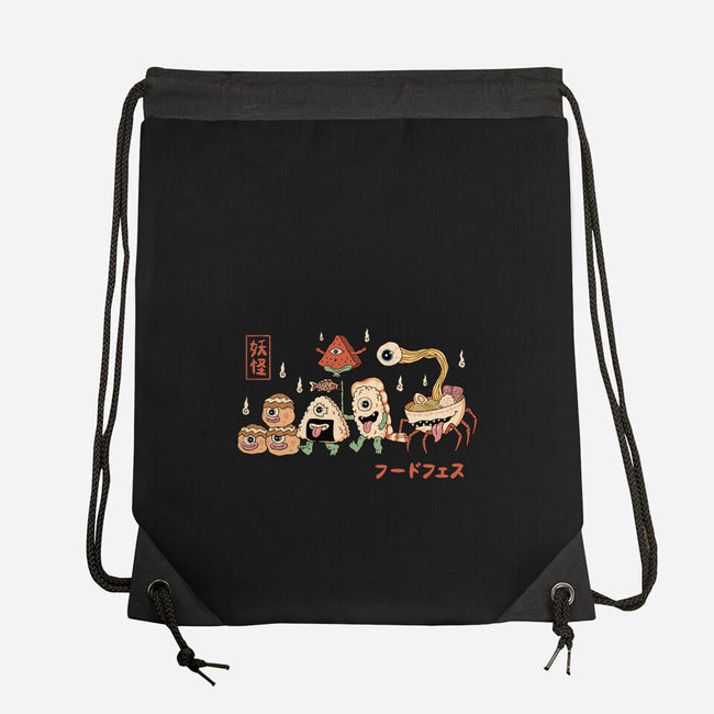 Yokai Food Fest-None-Drawstring-Bag-vp021