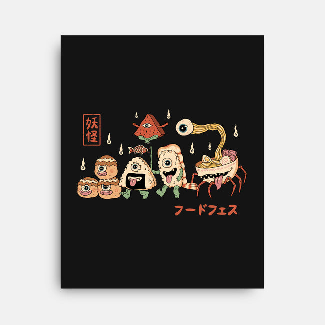 Yokai Food Fest-None-Stretched-Canvas-vp021