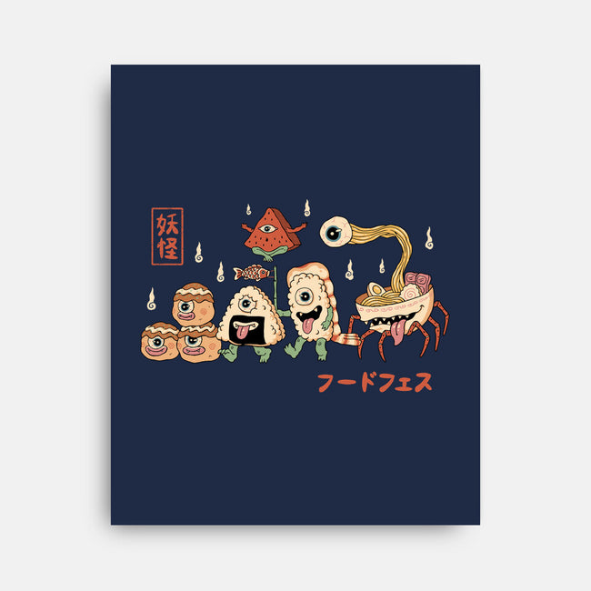 Yokai Food Fest-None-Stretched-Canvas-vp021