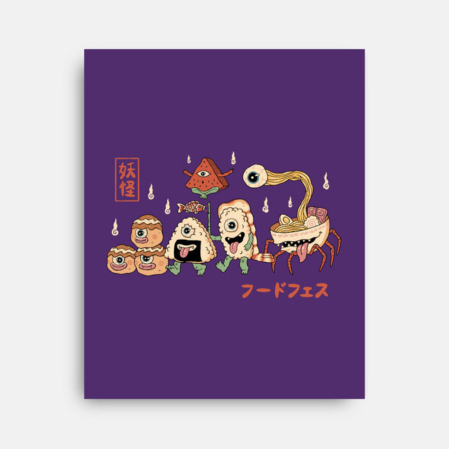 Yokai Food Fest-None-Stretched-Canvas-vp021