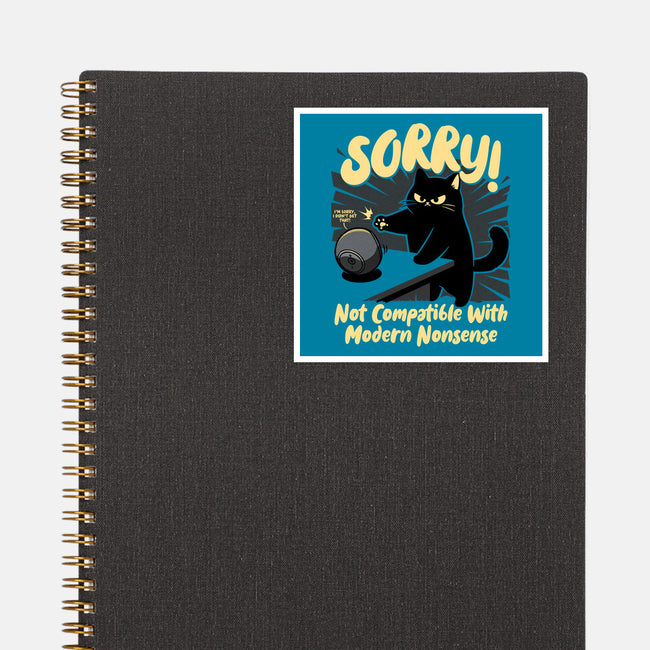 Modern Nonsense-None-Glossy-Sticker-Popnotic