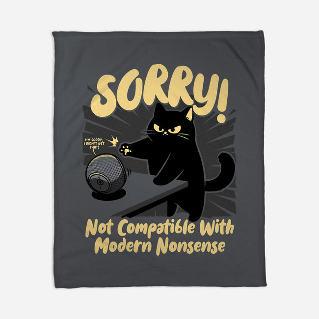 Modern Nonsense-None-Fleece-Blanket-Popnotic