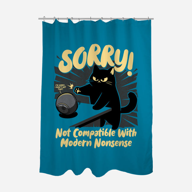 Modern Nonsense-None-Polyester-Shower Curtain-Popnotic