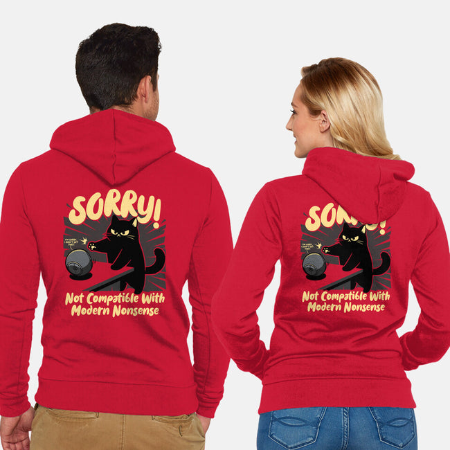 Modern Nonsense-Unisex-Zip-Up-Sweatshirt-Popnotic