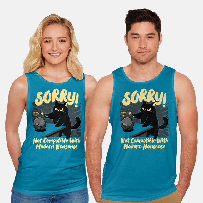 Modern Nonsense-Unisex-Basic-Tank-Popnotic