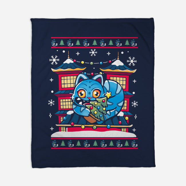 Ugly Tiger-None-Fleece-Blanket-Vallina84