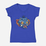 Weird Pet Tattoo-Womens-V-Neck-Tee-Popnotic