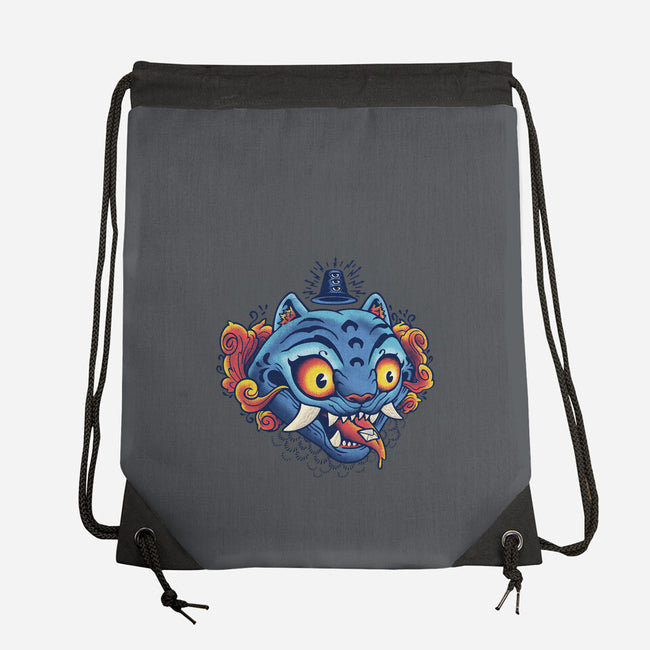 Weird Pet Tattoo-None-Drawstring-Bag-Popnotic
