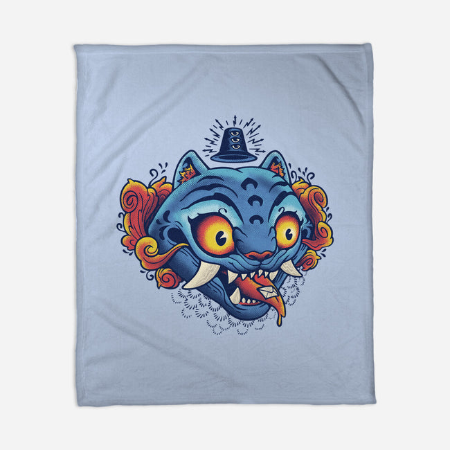 Weird Pet Tattoo-None-Fleece-Blanket-Popnotic