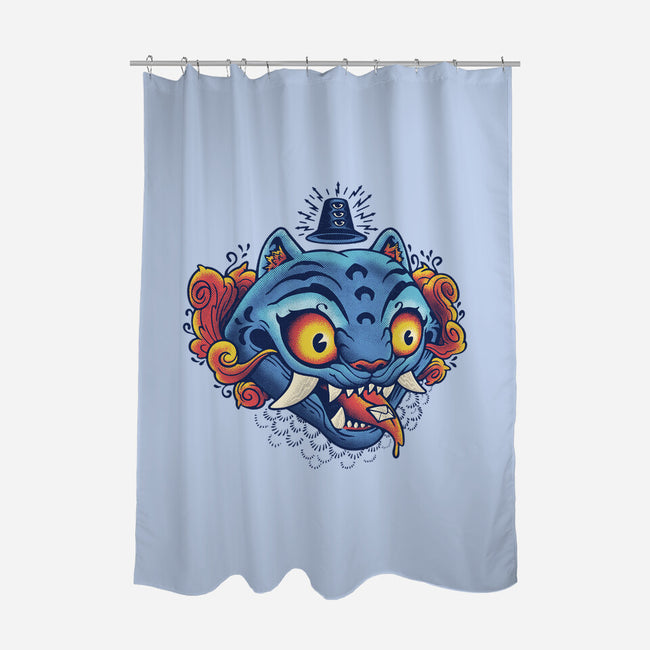 Weird Pet Tattoo-None-Polyester-Shower Curtain-Popnotic