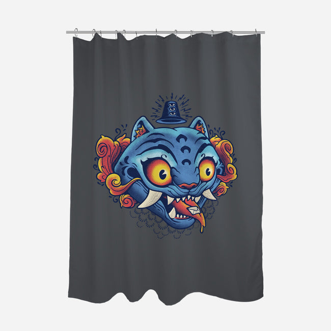 Weird Pet Tattoo-None-Polyester-Shower Curtain-Popnotic