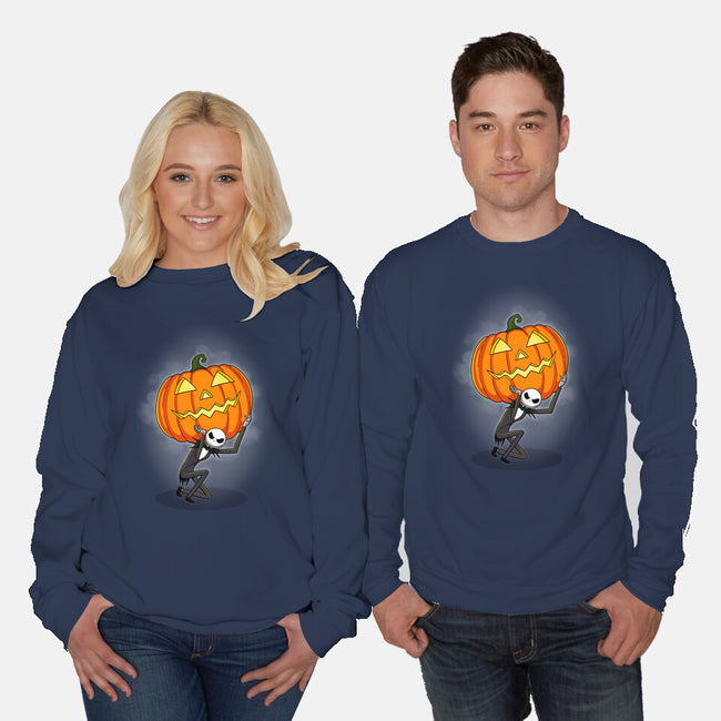 Pumpkin Atlas-Unisex-Crew Neck-Sweatshirt-jasesa