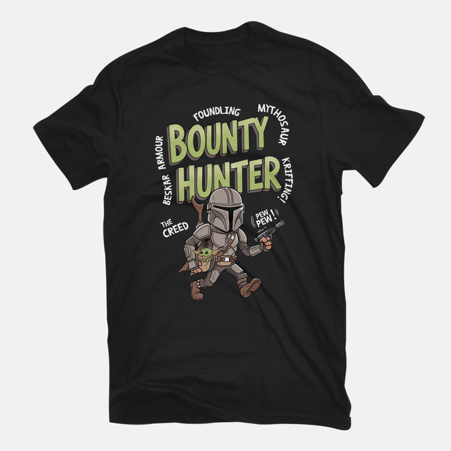 Bounty Hunter Mascot-Mens-Heavyweight-Tee-P1yu5h