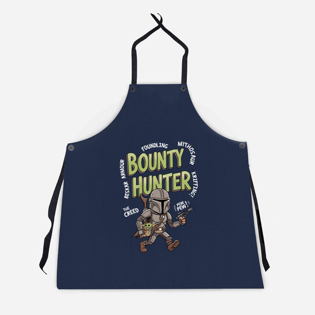 Bounty Hunter Mascot-Unisex-Kitchen-Apron-P1yu5h