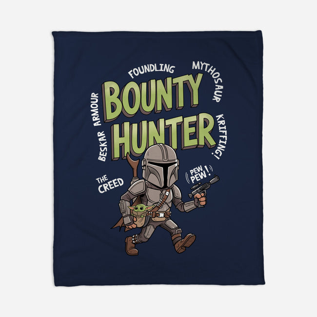 Bounty Hunter Mascot-None-Fleece-Blanket-P1yu5h