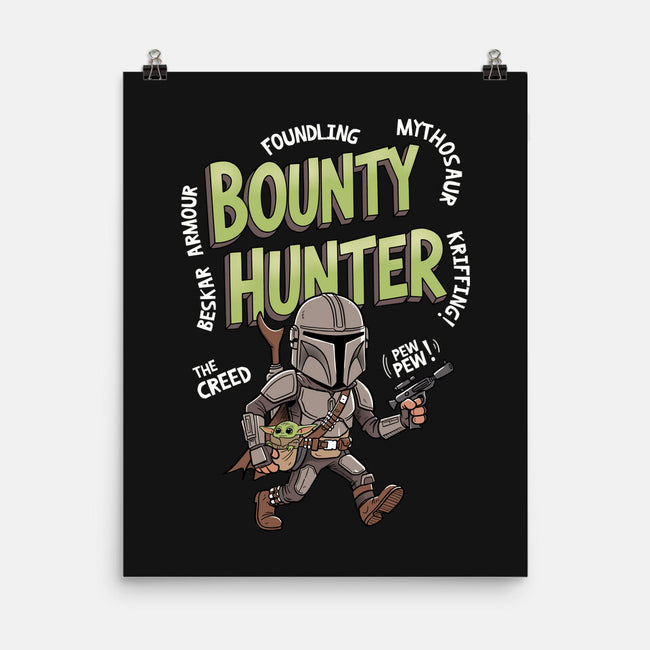 Bounty Hunter Mascot-None-Matte-Poster-P1yu5h