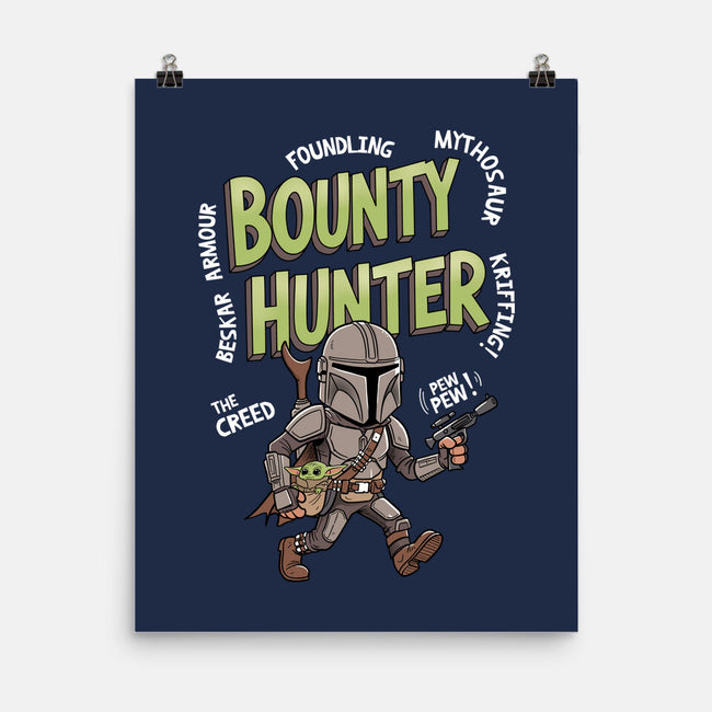 Bounty Hunter Mascot-None-Matte-Poster-P1yu5h