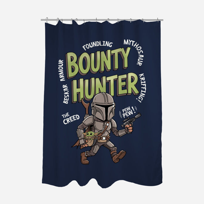 Bounty Hunter Mascot-None-Polyester-Shower Curtain-P1yu5h