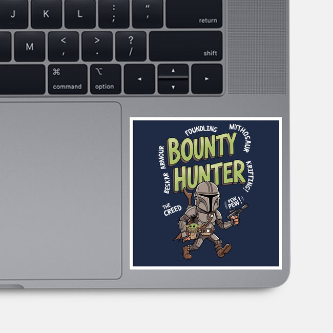 Bounty Hunter Mascot-None-Glossy-Sticker-P1yu5h