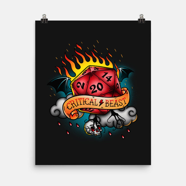 Critical Beast-None-Matte-Poster-Getsousa!