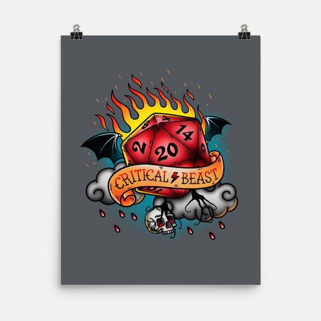 Critical Beast-None-Matte-Poster-Getsousa!